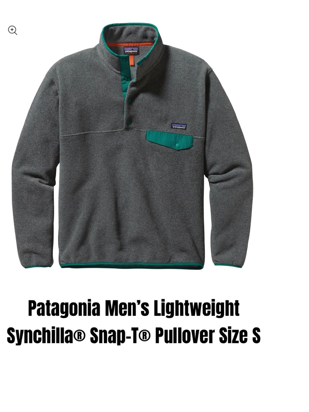 Patagonia Men’s Lightweight Synchilla® Snap-T® Pullover Size S